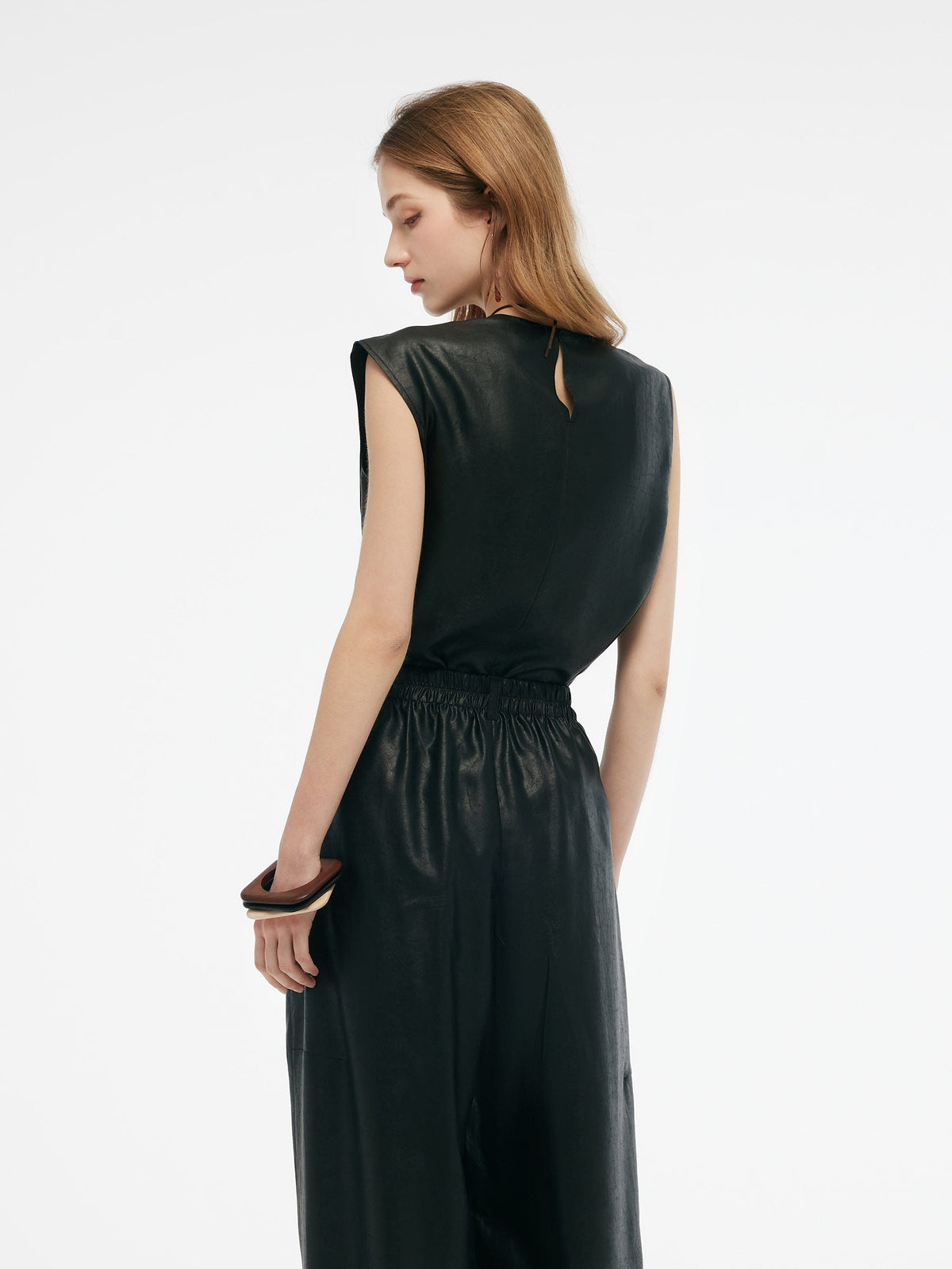 16MM Xiang Yun Silk Women Asymmetric Tank Top