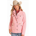 Powder River Women's Long Sleeve Cotton Canvas Jacket- Powder Pink