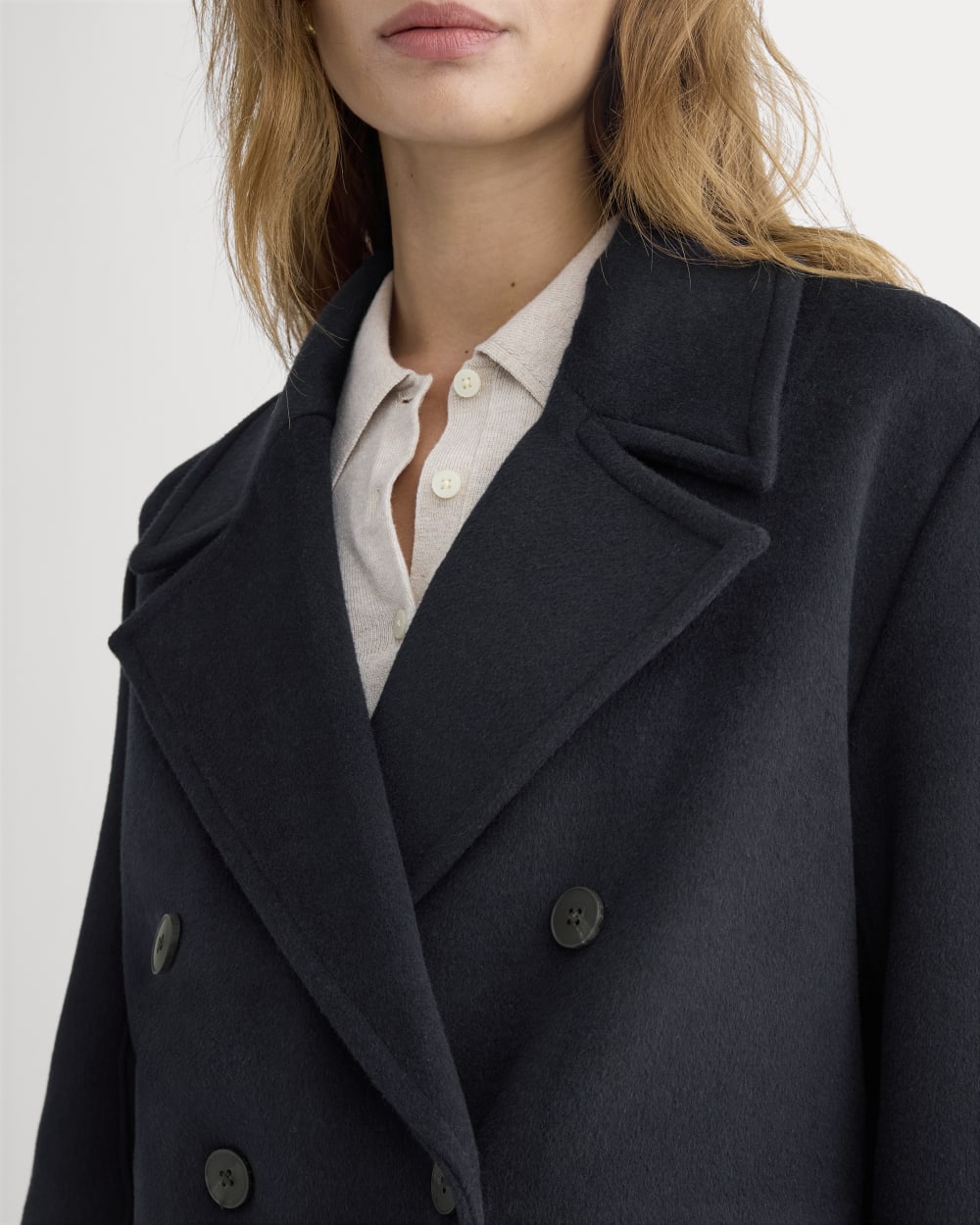ReWool Short Peacoat | Deep Navy