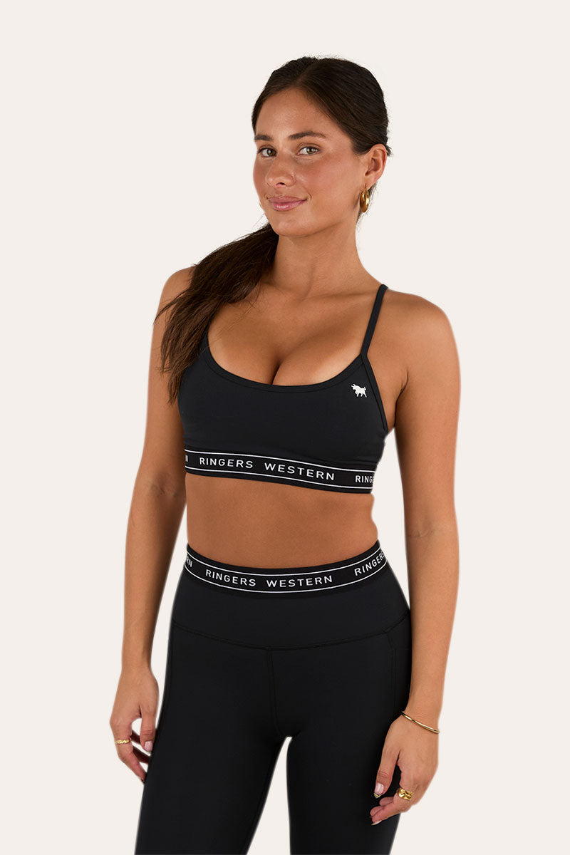 Ringers Active Womens Logo Elastic Essential Crop
