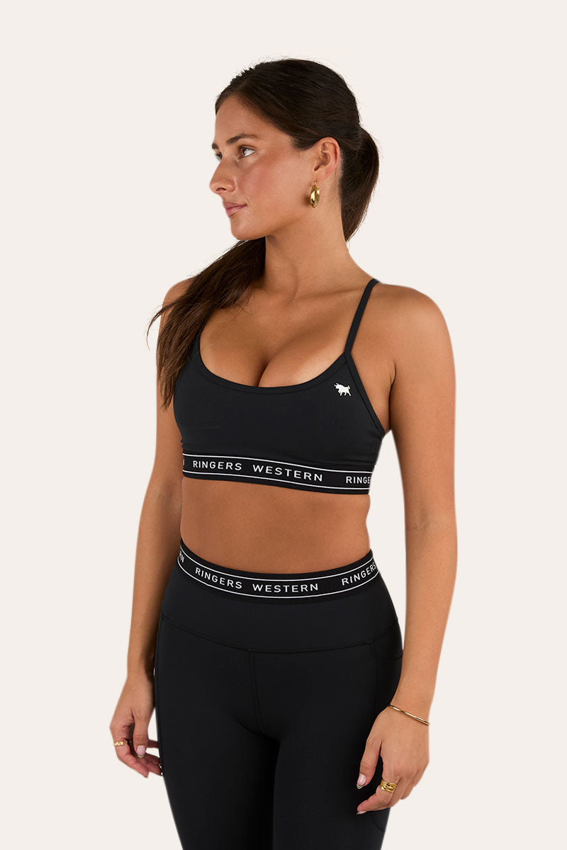 Ringers Active Womens Logo Elastic Essential Crop