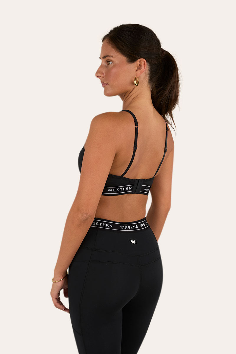 Ringers Active Womens Logo Elastic Essential Crop