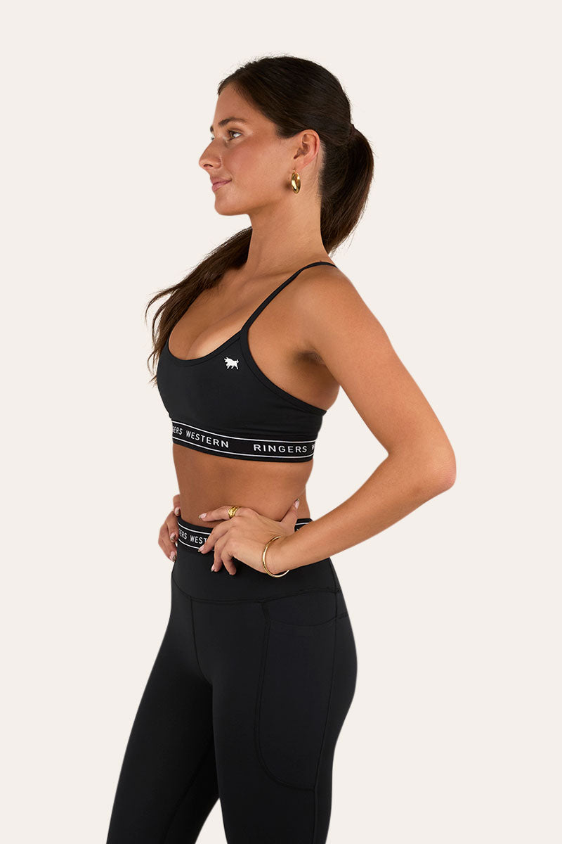 Ringers Active Womens Logo Elastic Essential Crop