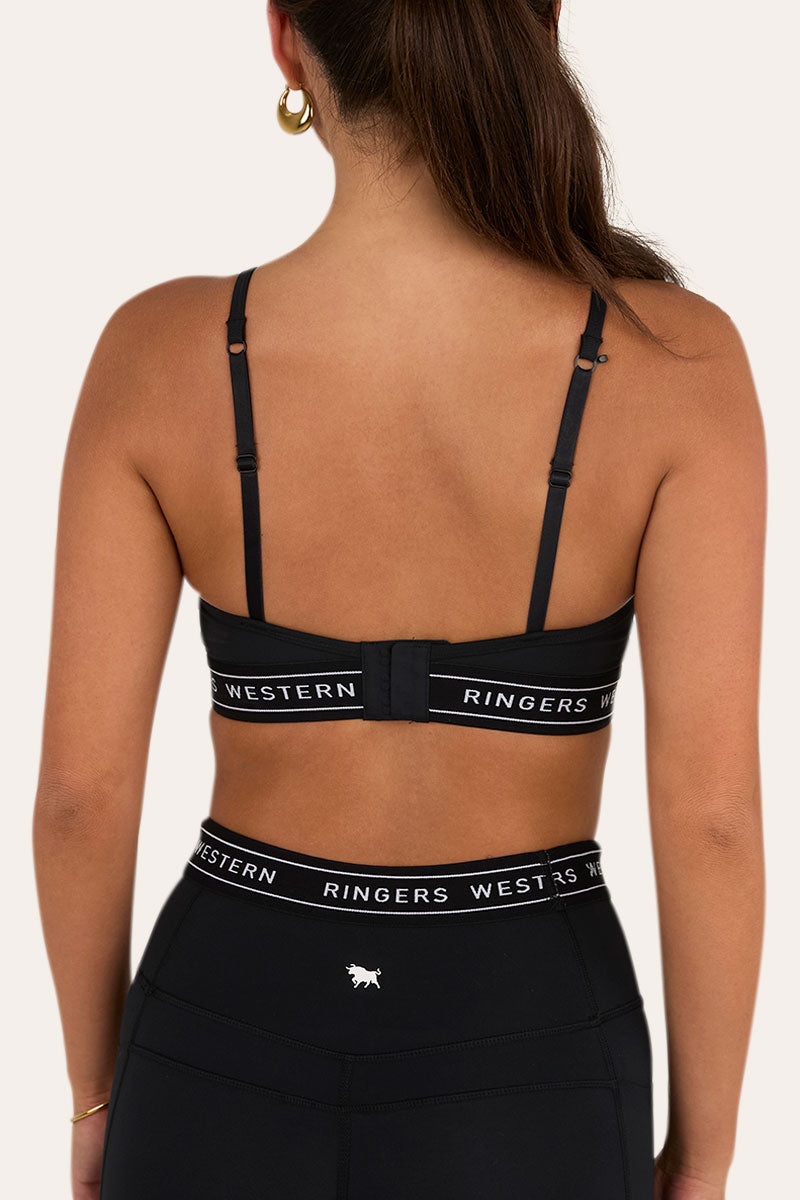 Ringers Active Womens Logo Elastic Essential Crop