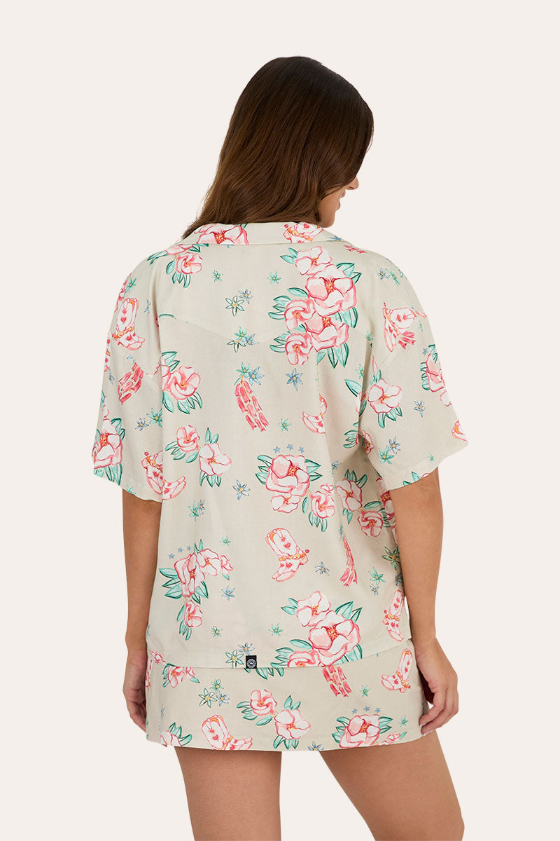 Last Dance Button Womens Down Shirt