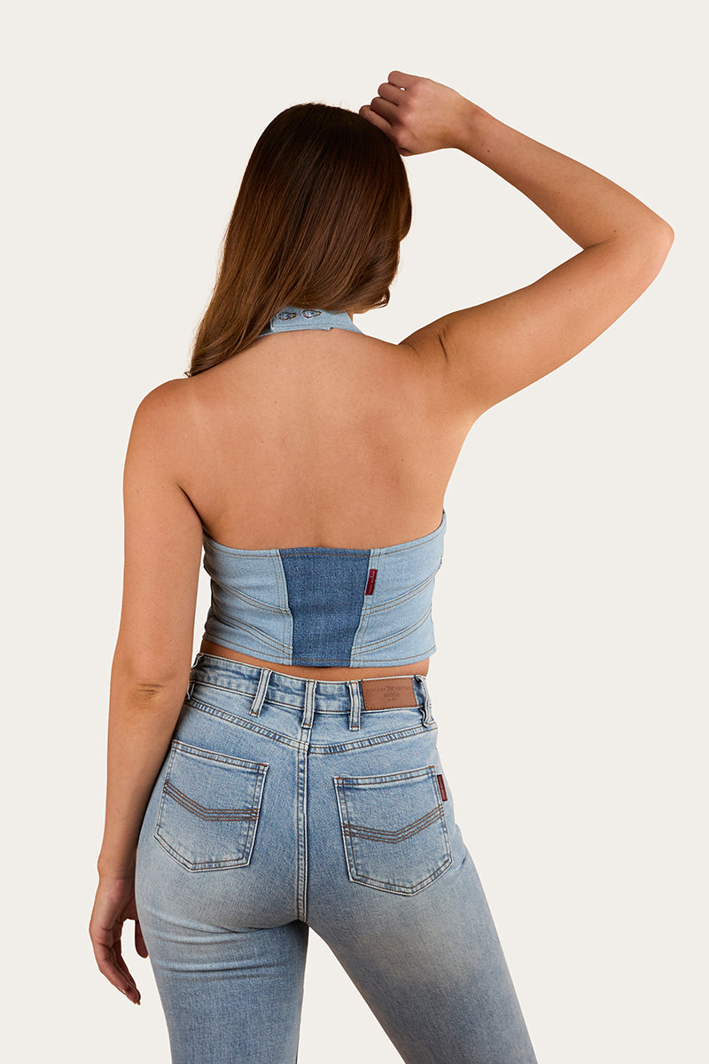 Alinta Womens Denim Bustier