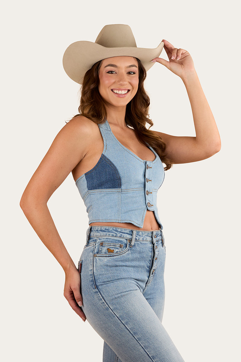 Alinta Womens Denim Bustier