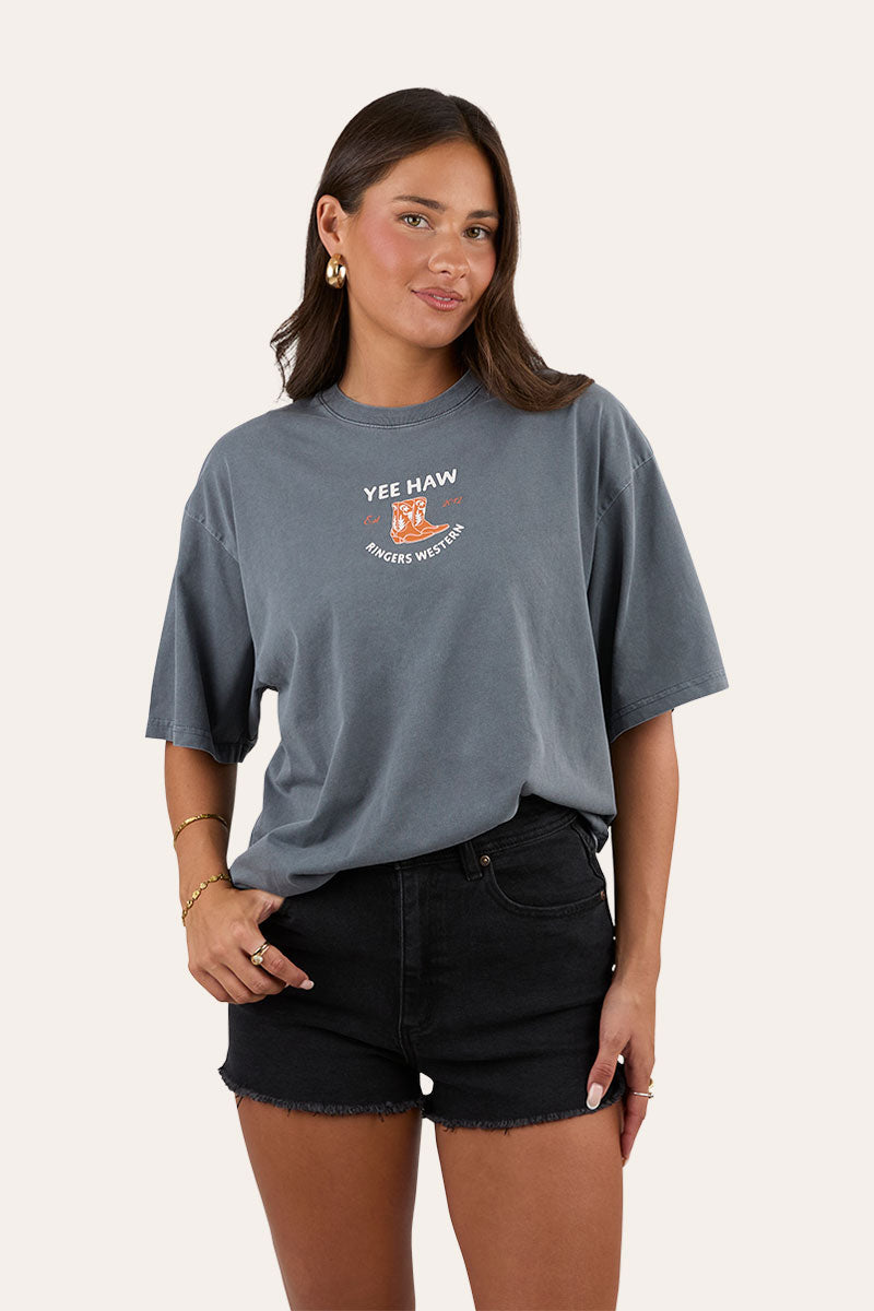 Born In The West Womens Oversized T-Shirt