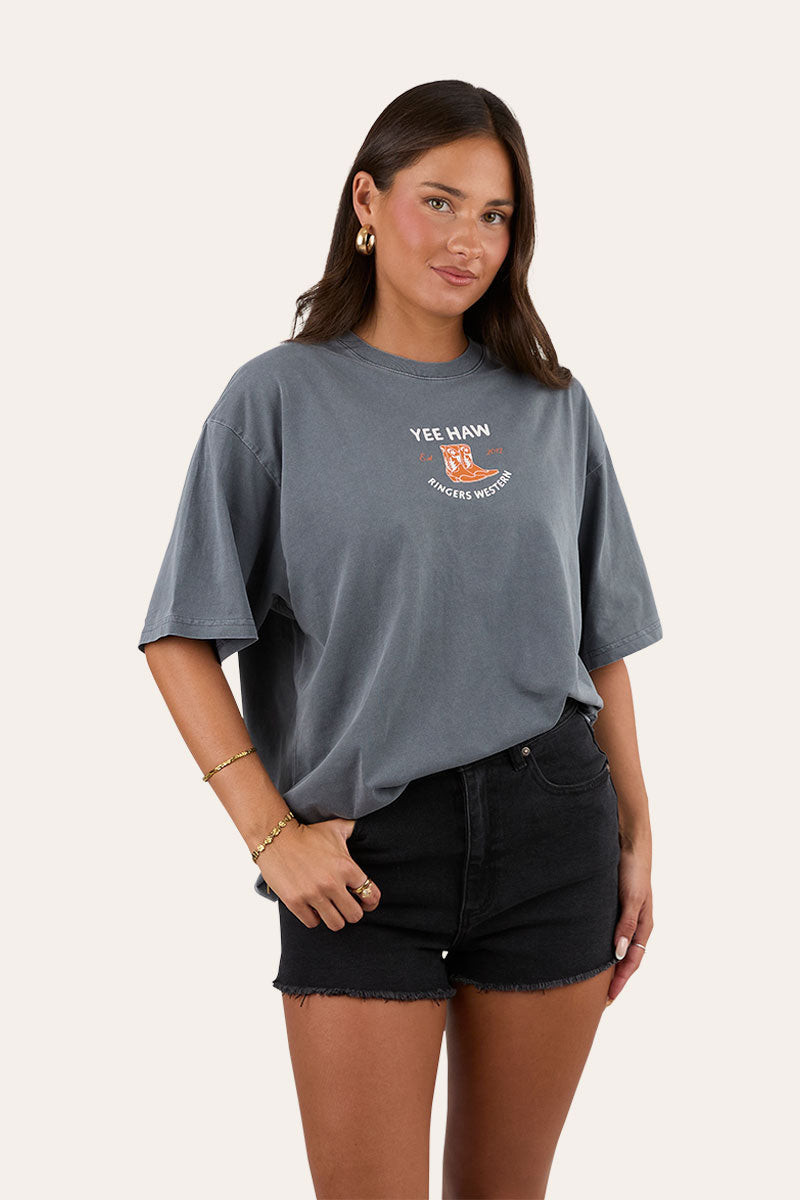Born In The West Womens Oversized T-Shirt