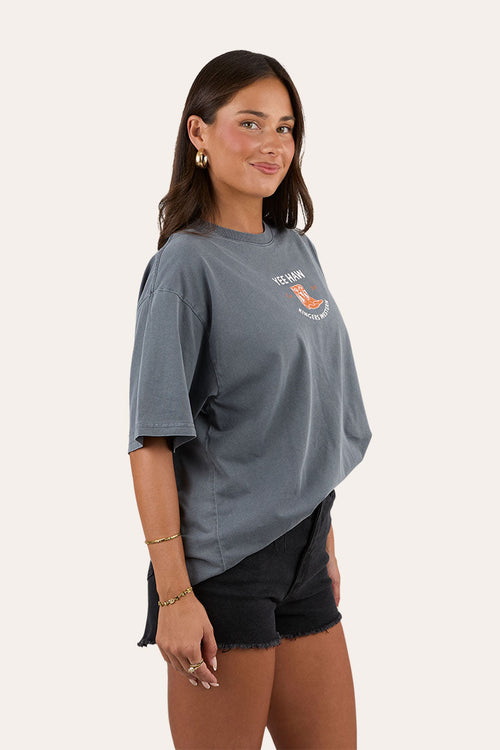 Born In The West Womens Oversized T-Shirt