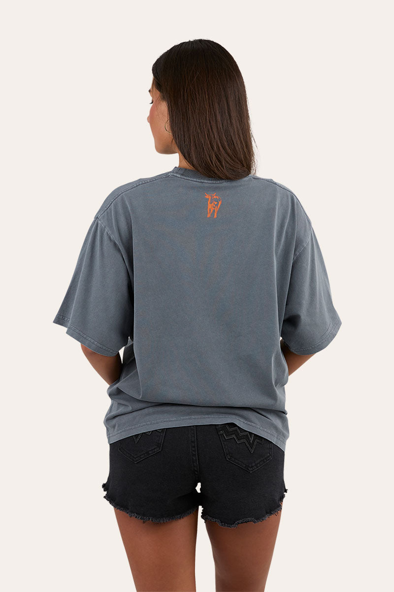 Born In The West Womens Oversized T-Shirt