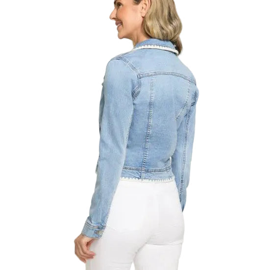 FDJ Women's Jacket with Crochet Stitch - Light/Medium