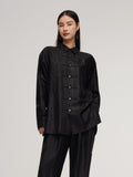 18MM Gambiered Canton Gauze Unisex Shirt
