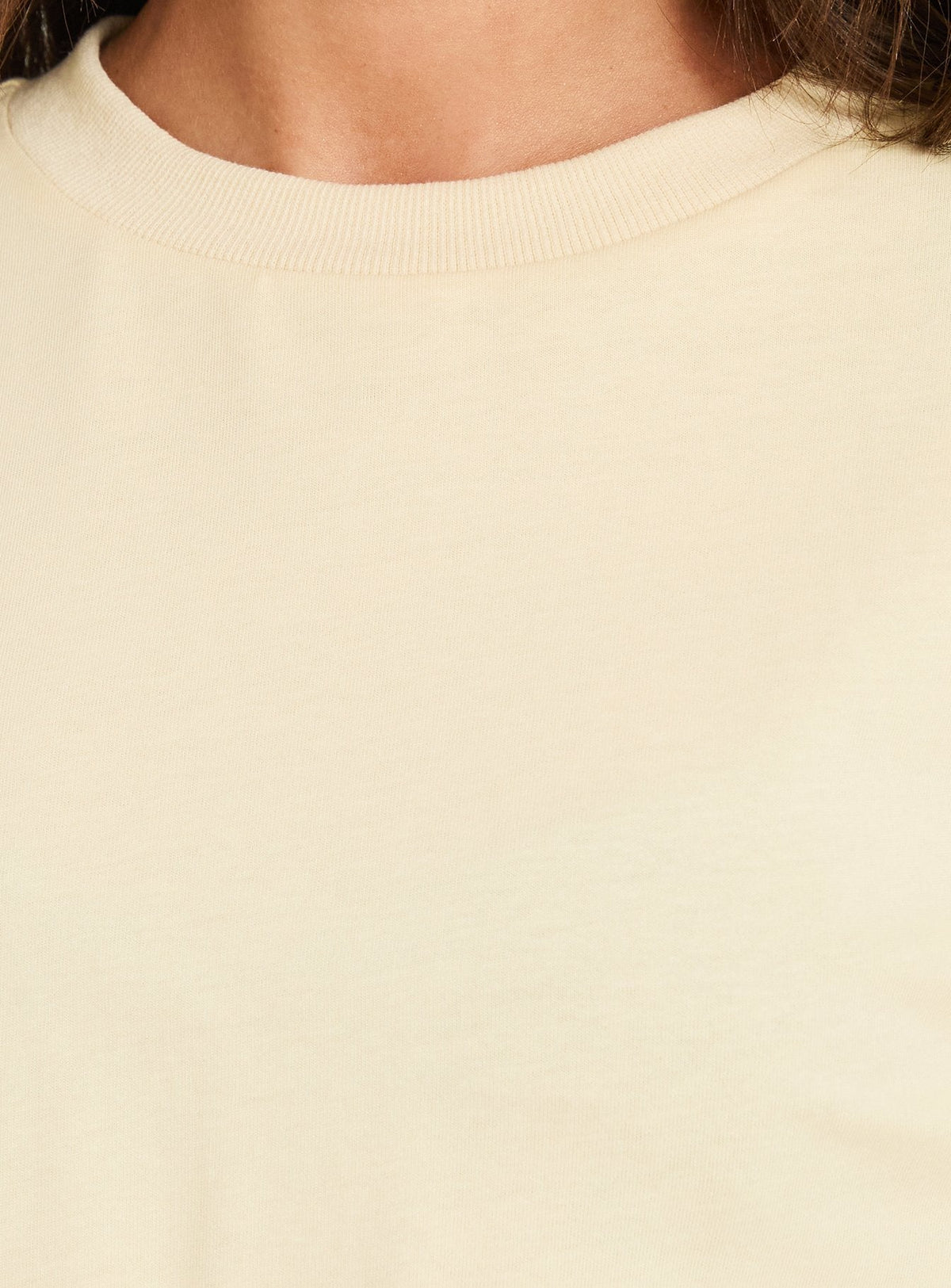 Settle Down Long Sleeve Top Butter Yellow