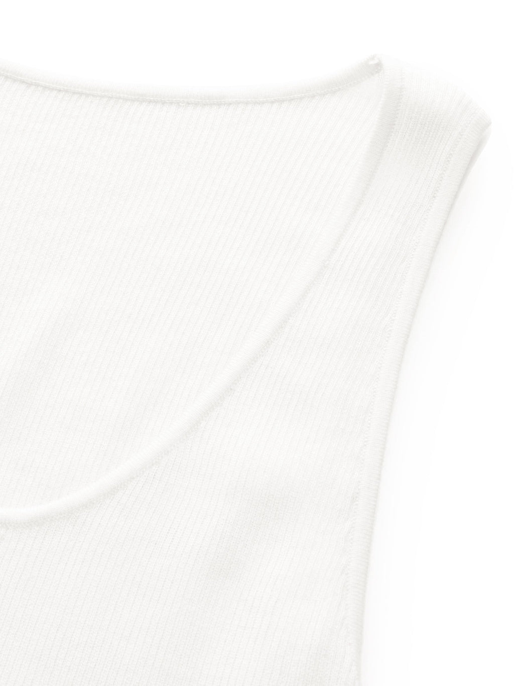 Triacetate Tencel Blend Stripe Boat Neck Top And Tank Top Two-Piece Set