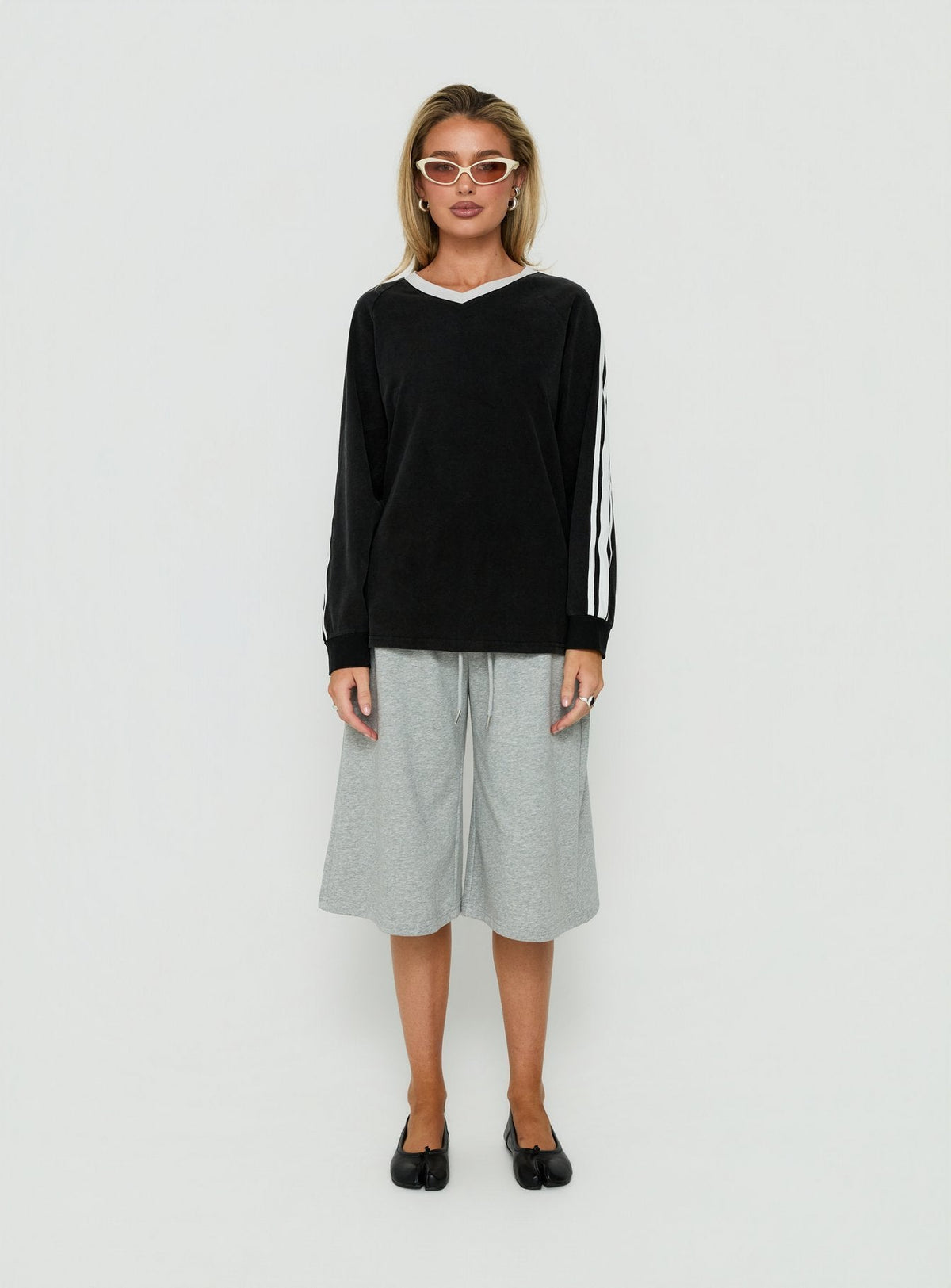 All Stars Long Sleeve Top Washed Noir