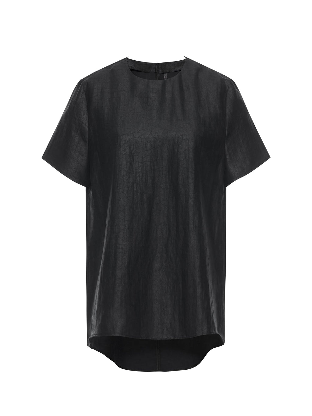 Xiang Yun Silk Short Sleeve Woven T-shirt