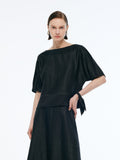 18MM Xiang Yun Silk Patchwork Women Top