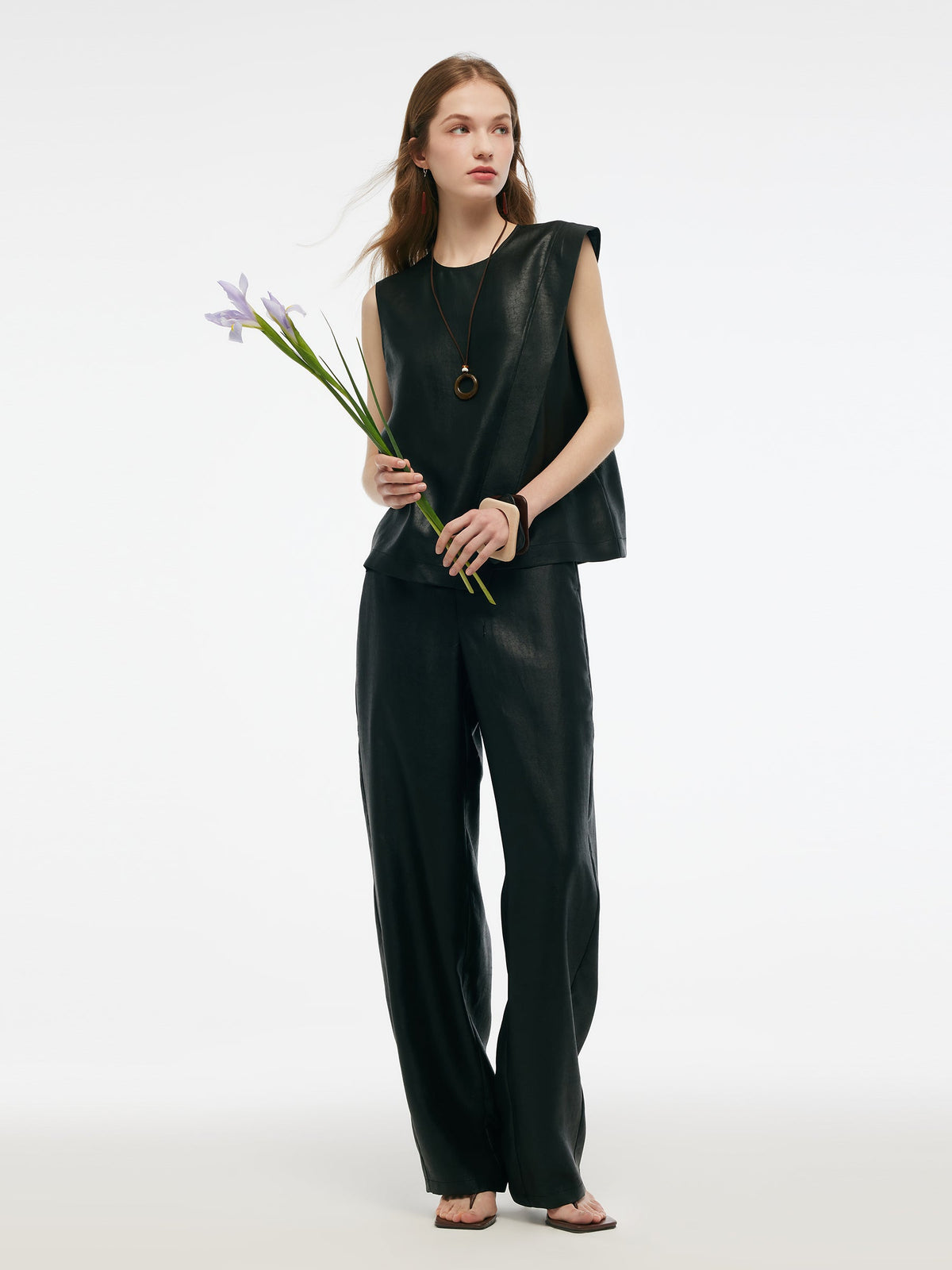 16MM Xiang Yun Silk Women Asymmetric Tank Top