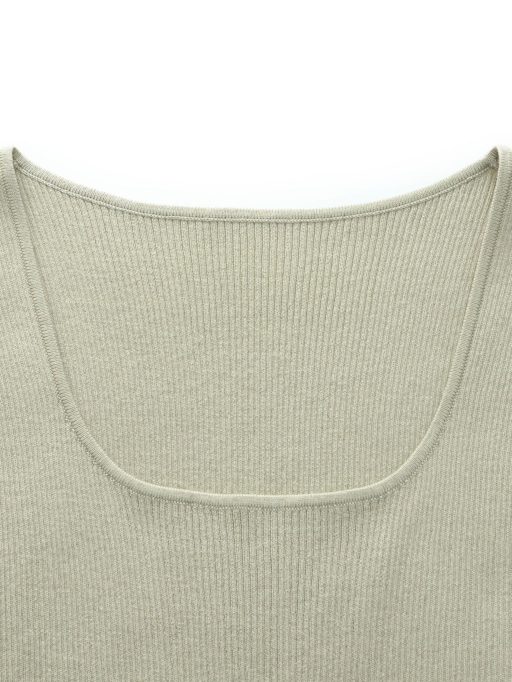 Square Neck Women Knit Tank Top