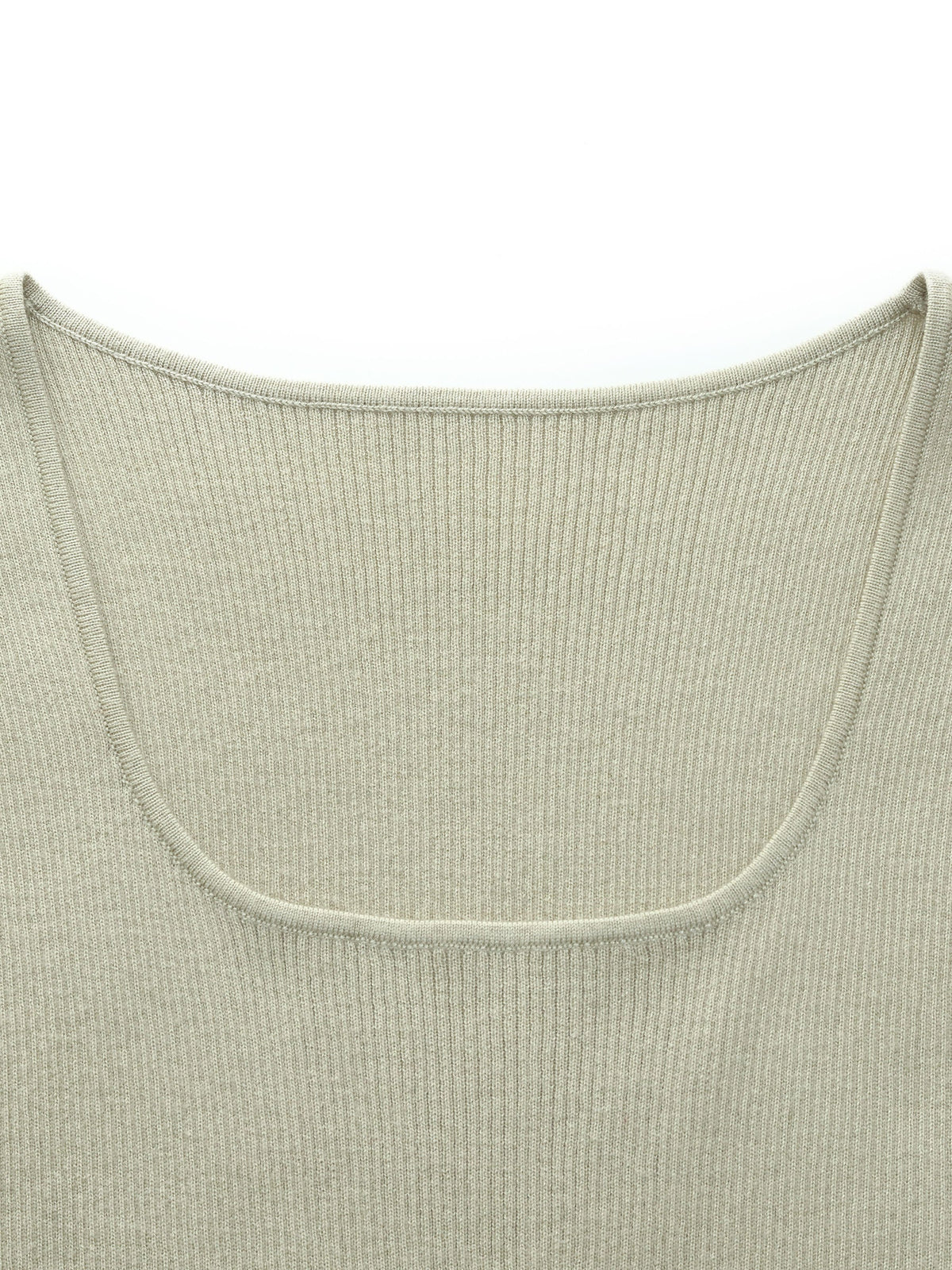 Square Neck Women Knit Tank Top
