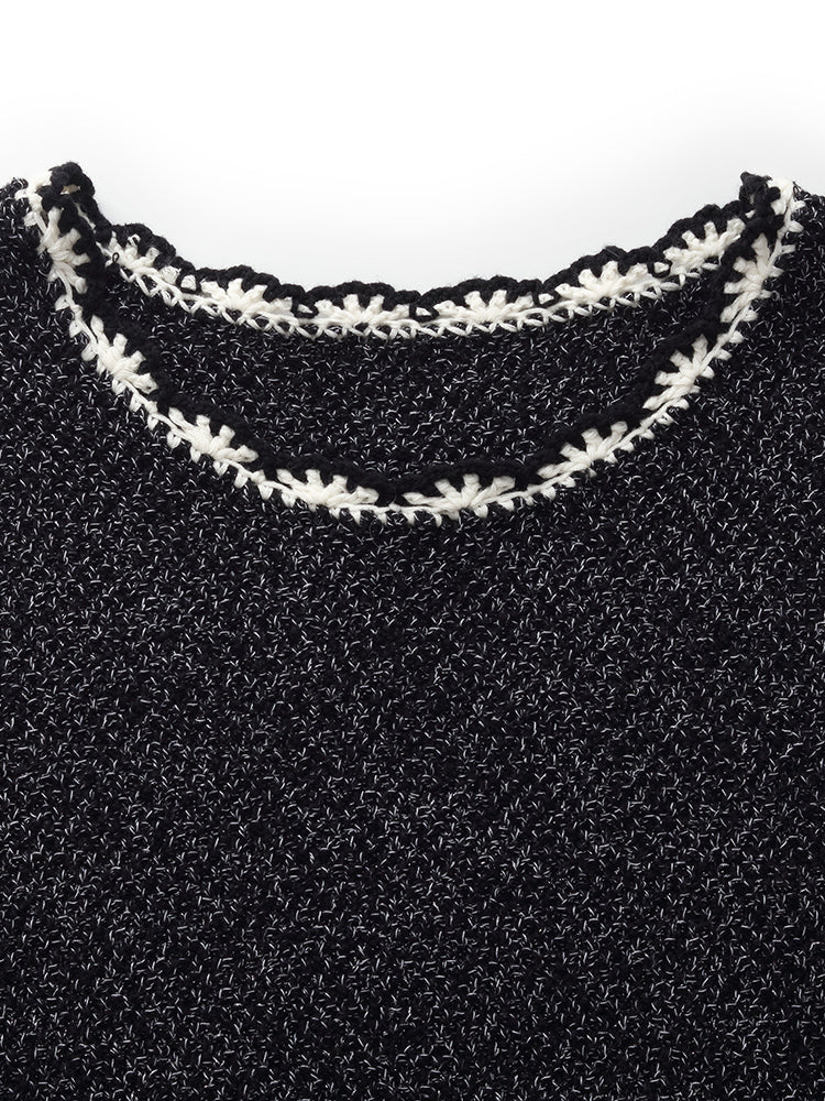 Cotton Glitter Women Knit Top