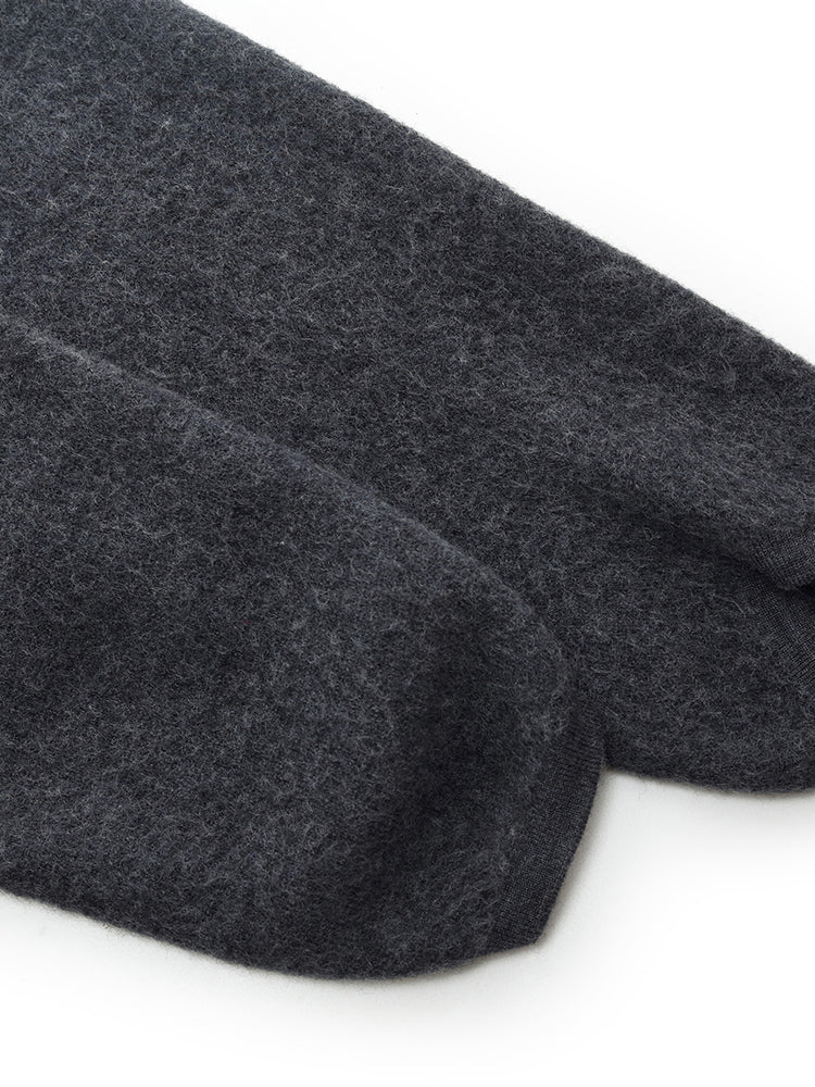 100% Brushed Wool Zip-Up Unisex Hoodie