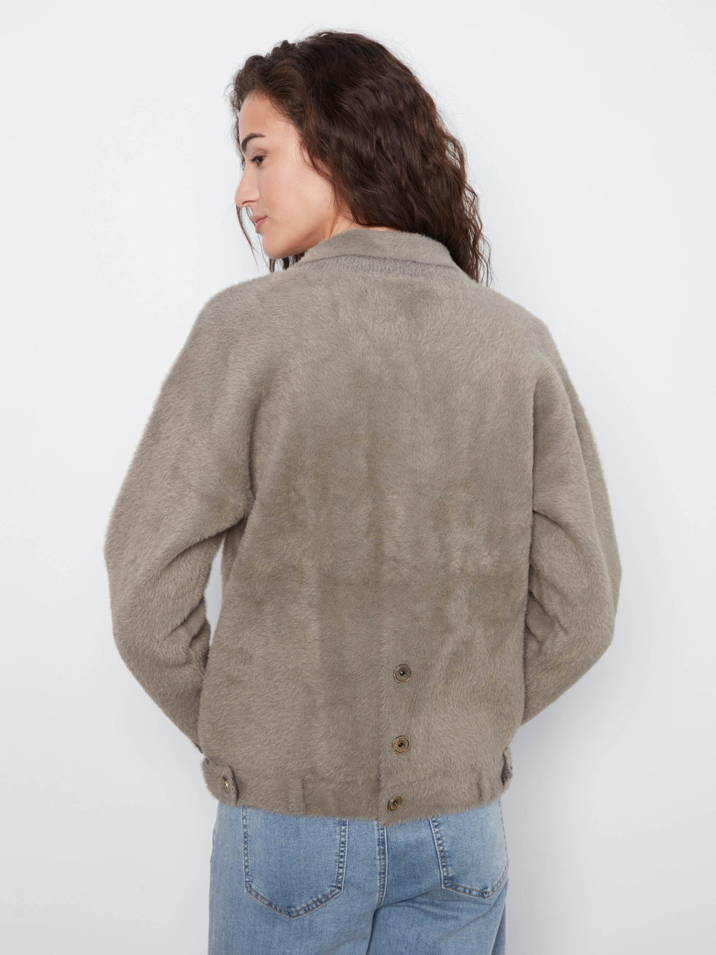 Soft Knit Jacket - Verveine
