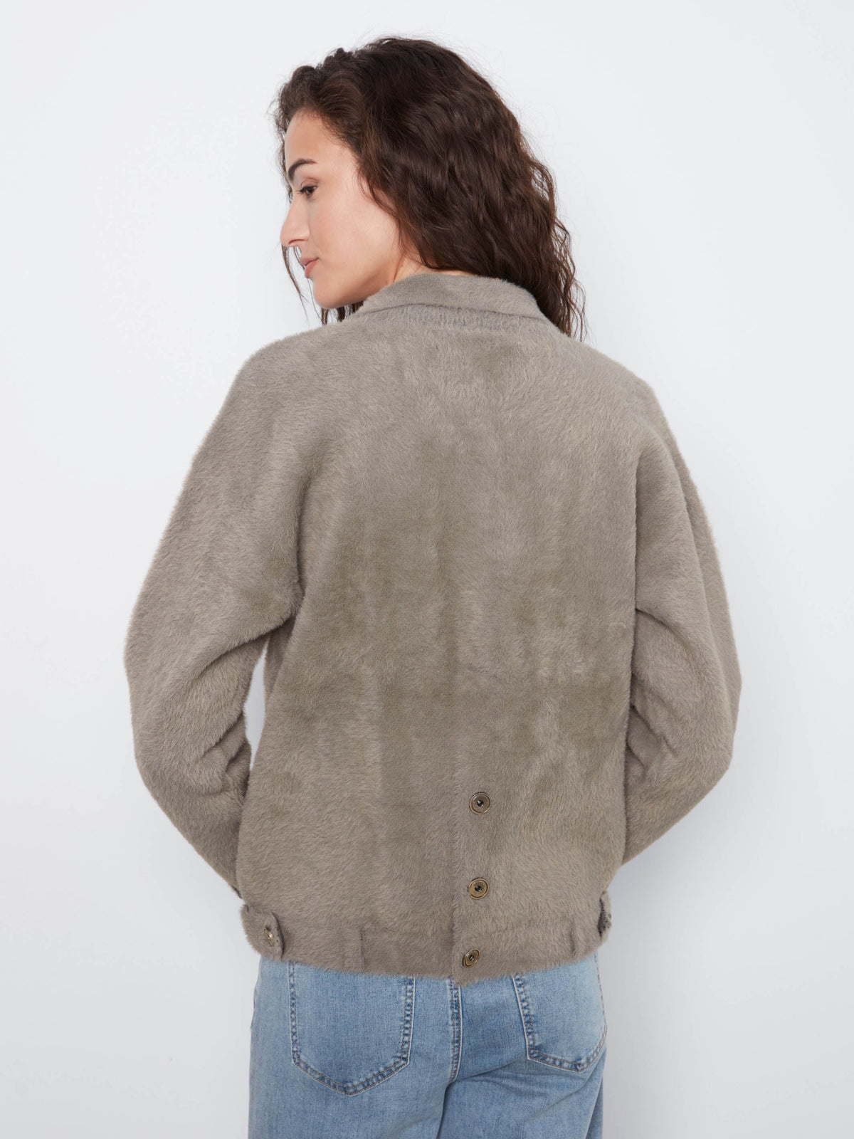 Soft Knit Jacket - Verveine