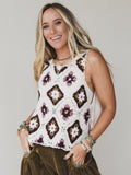 Boho Crush Crochet Top - Beige