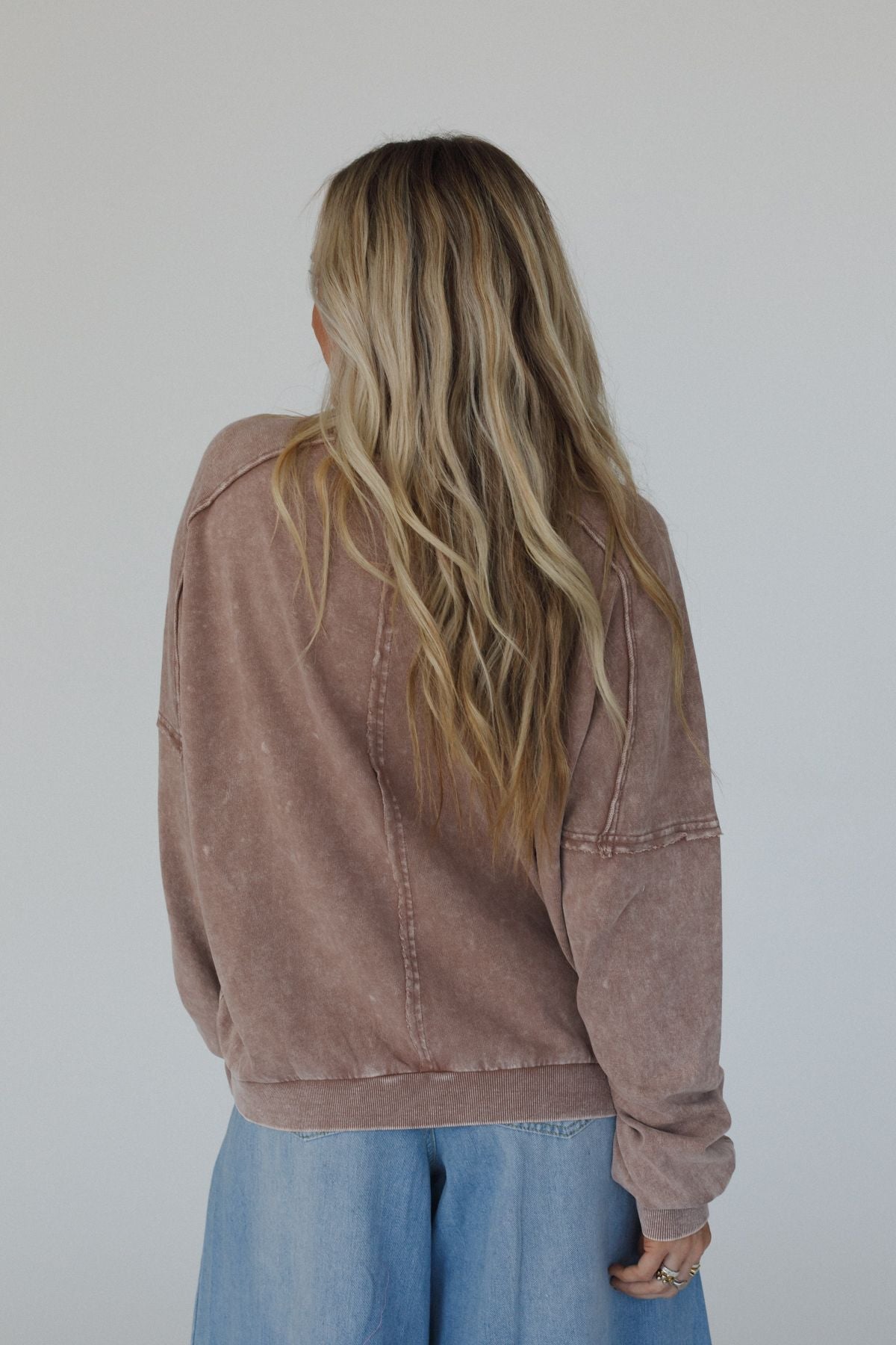 Flutterby Pullover Top - Mocha