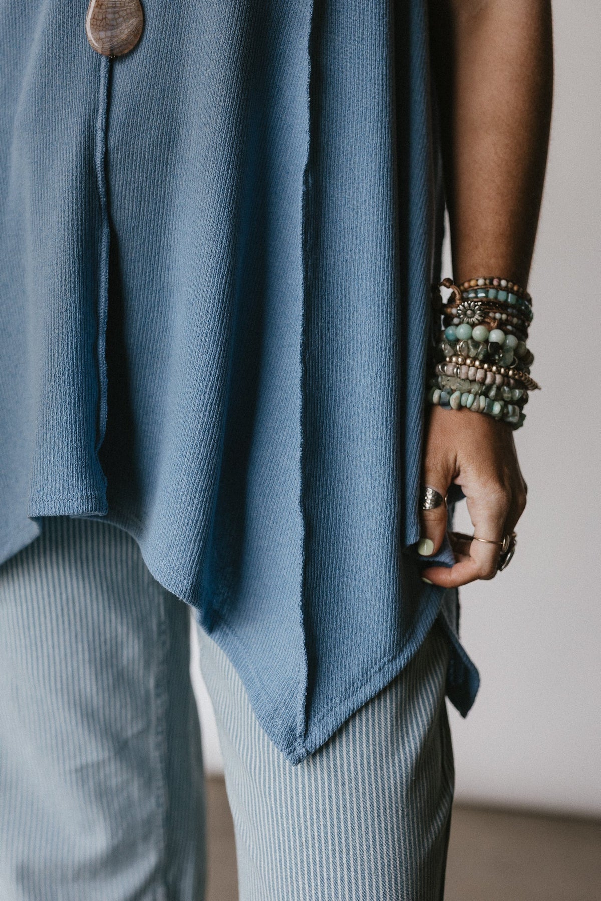 The Nest Drift Away Top - Denim