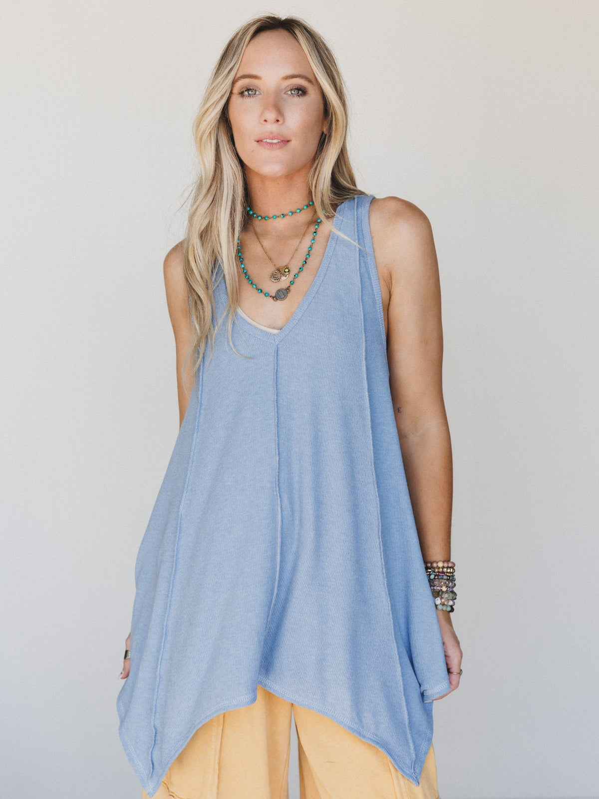 The Nest Drift Away Top - Denim