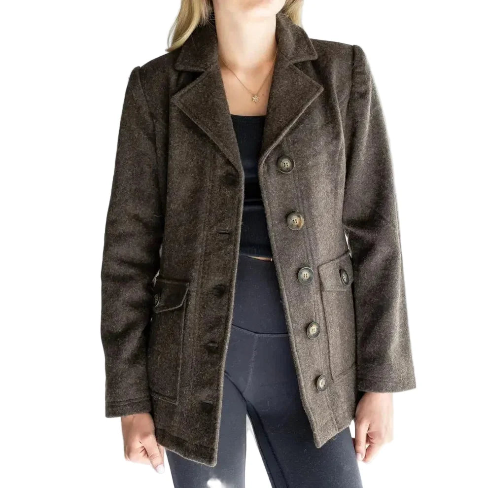 Powder River Women's Wool Long Sleeve Coat