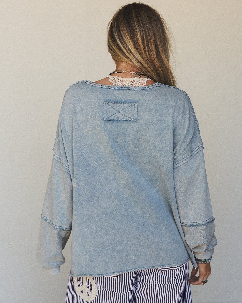 Wave Catcher Pullover - Blue