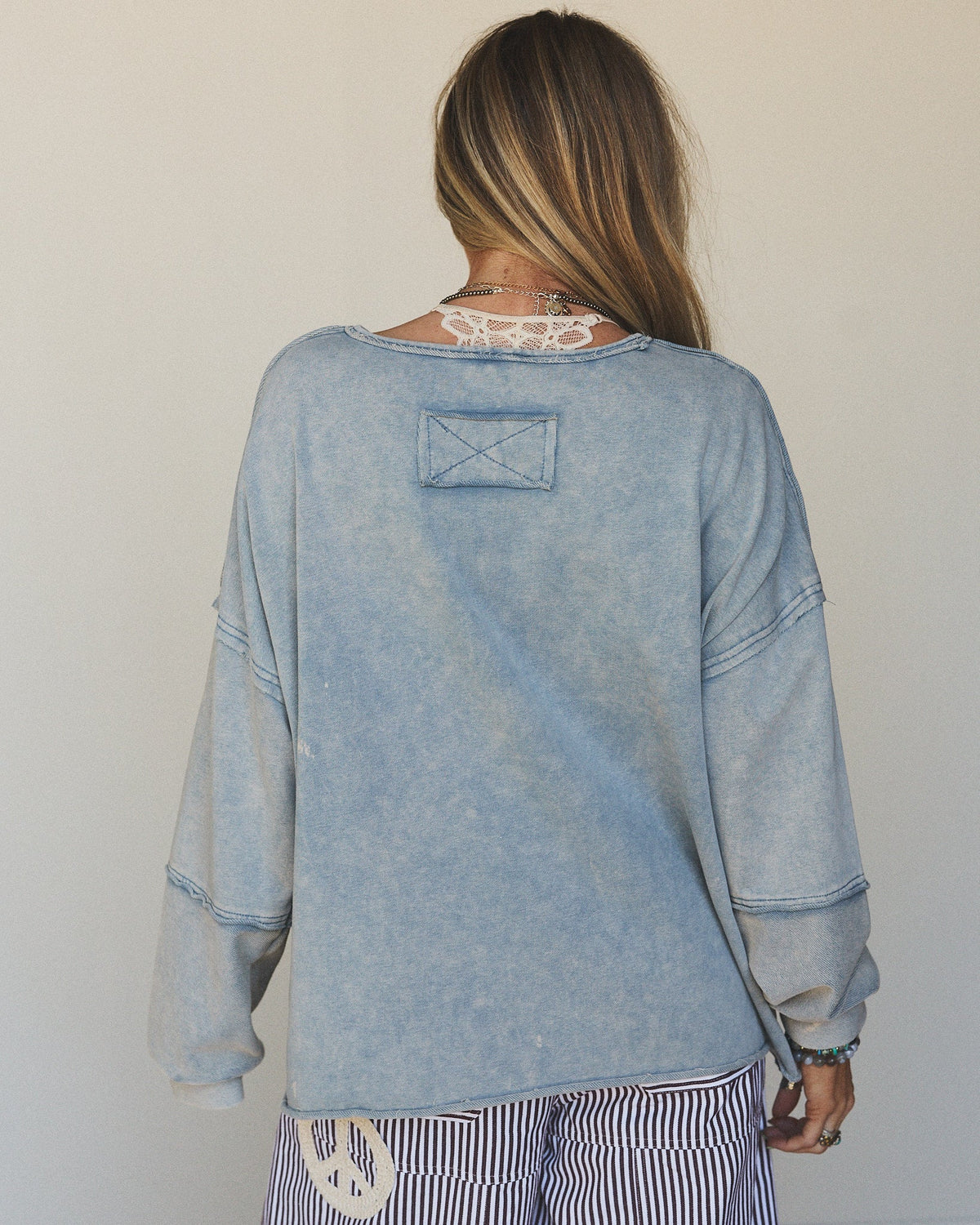 Wave Catcher Pullover - Blue