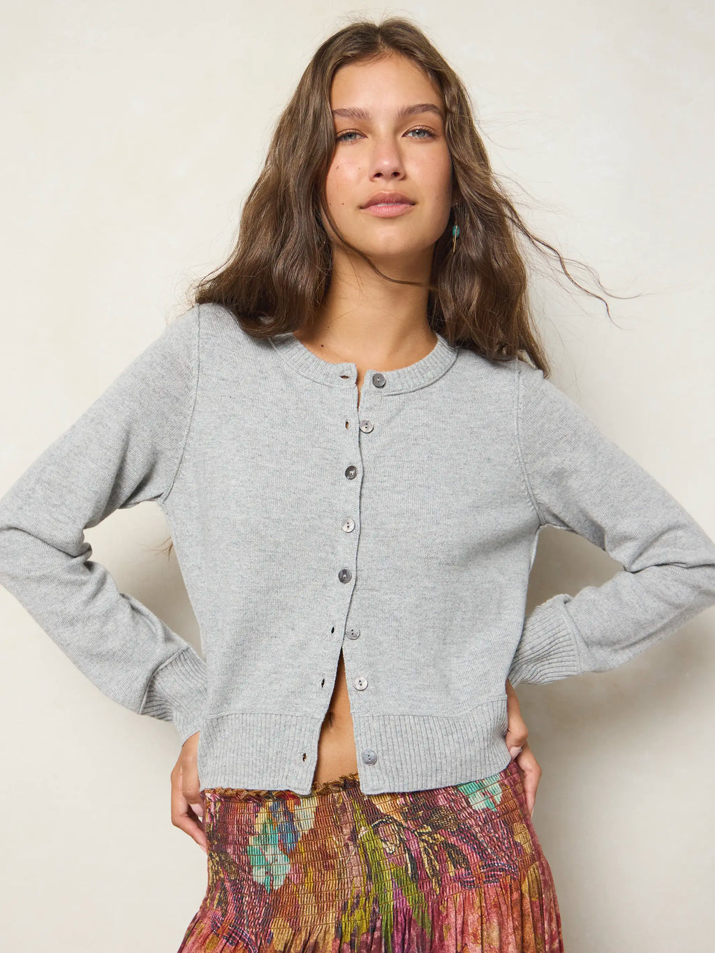 Your Everything Cardigan Sweater - Heather Grey