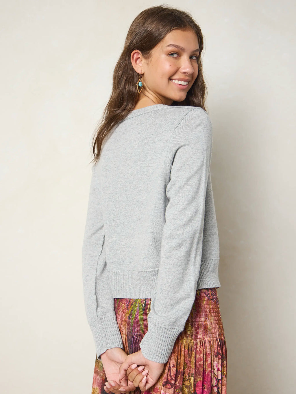 Your Everything Cardigan Sweater - Heather Grey