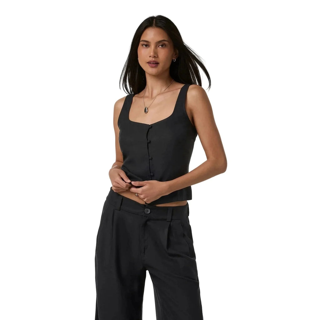 Women's Trestles Twill Button Up Top