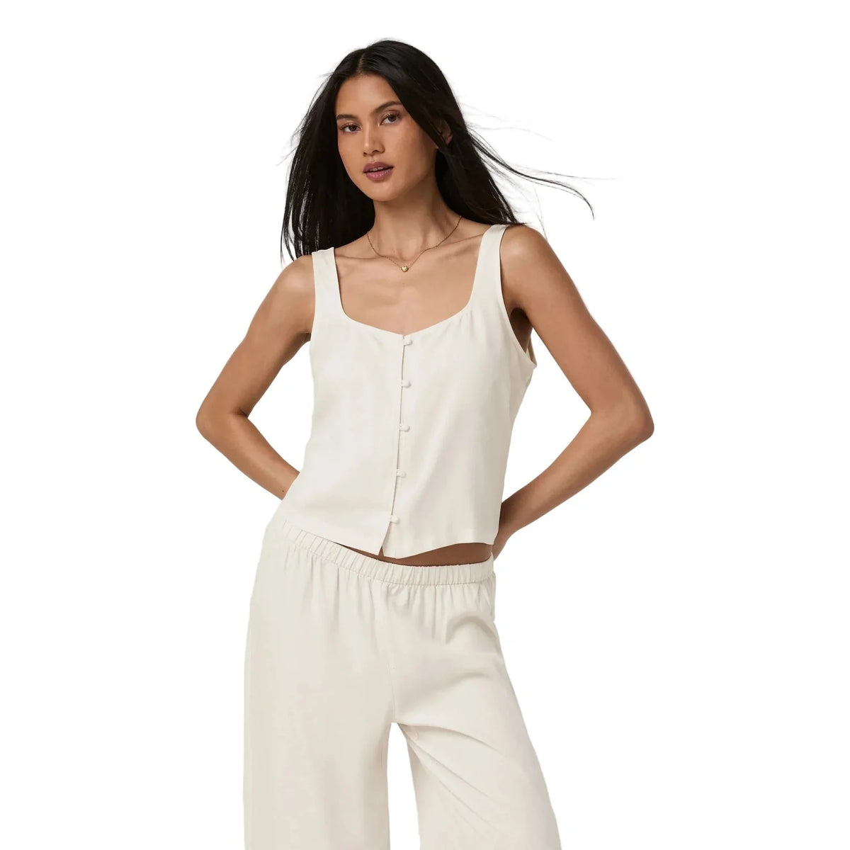Women's Trestles Twill Button Up Top