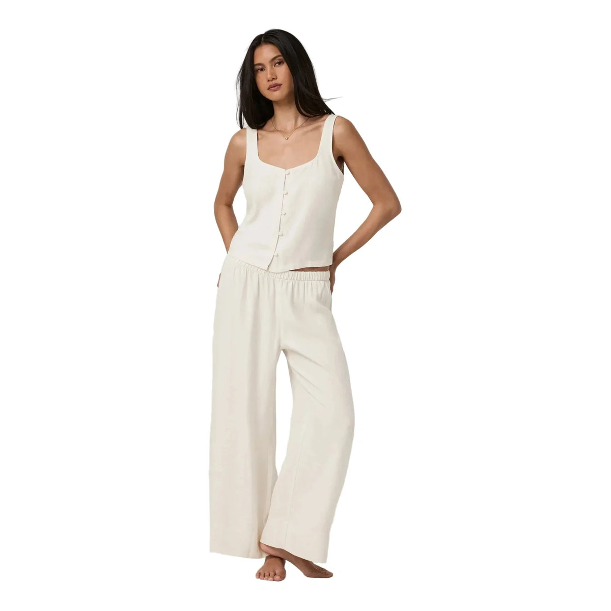 Women's Trestles Twill Button Up Top