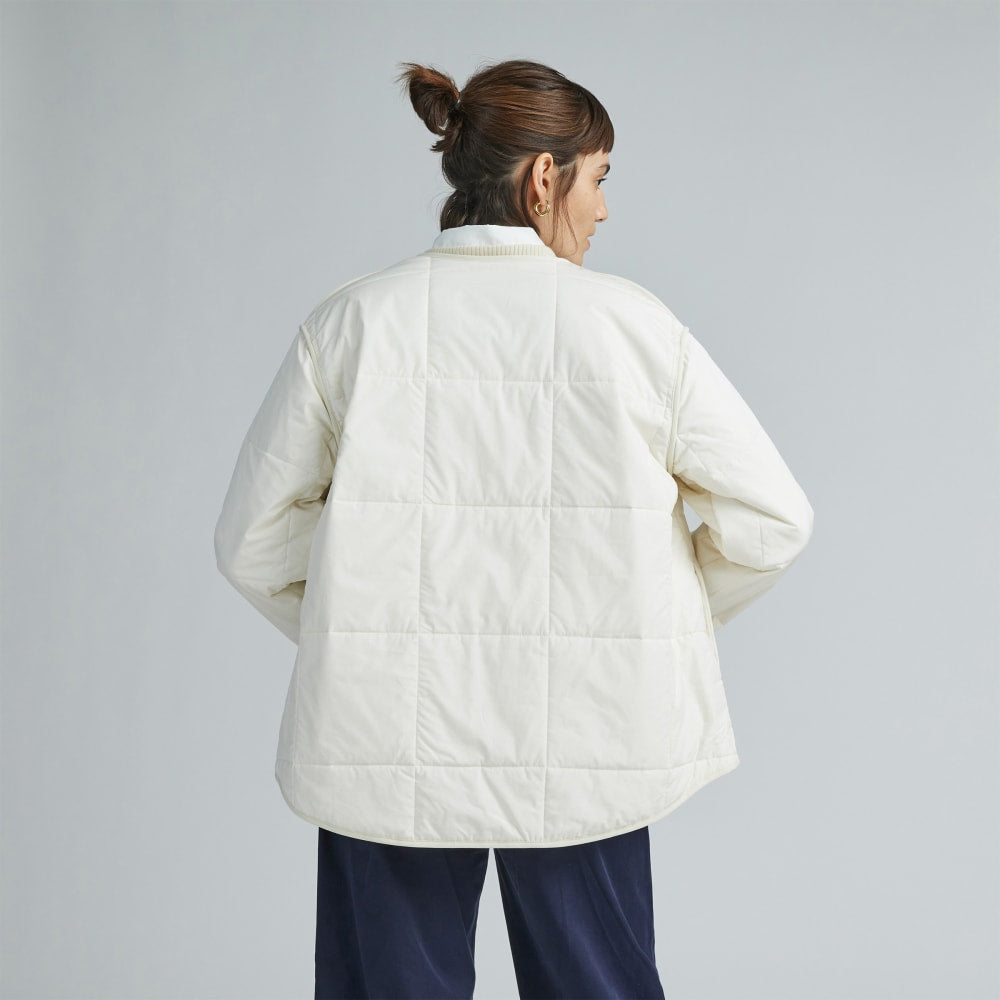 The Quilted Cotton Liner | Bone