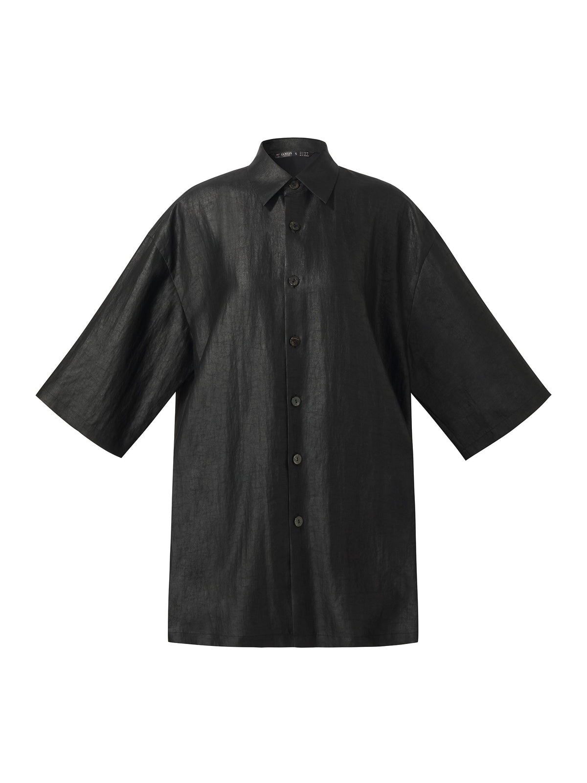 16MM Xiang Yun Silk Unisex 3/4 Sleeves Oversized Shirt