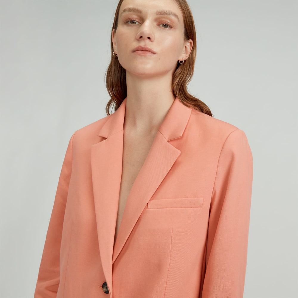 The Oversized Blazer in Buttersmooth | Tawny Pink