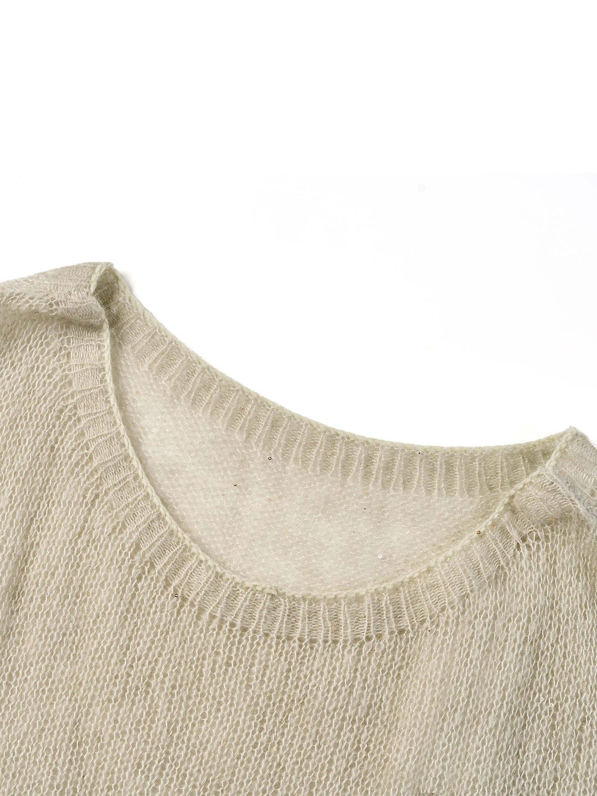 Cashmere Mulberry Silk Blend Boat Neck Women Knit Top