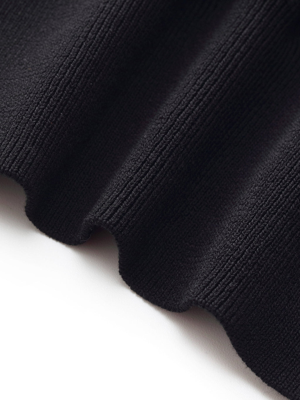 Tencel Blend Contrast Trim Women Knit Top