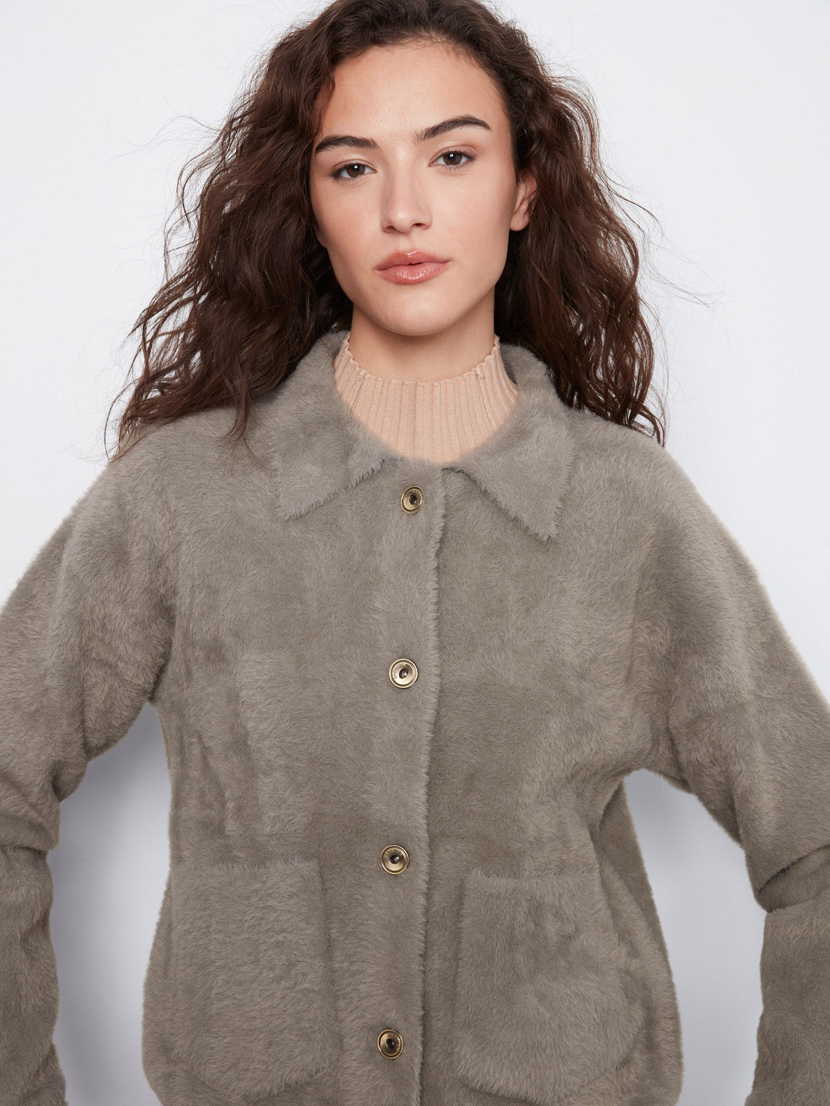 Soft Knit Jacket - Verveine