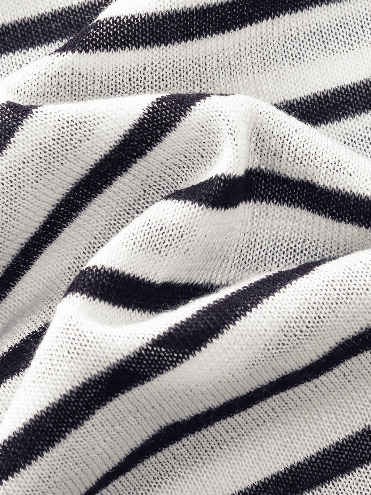 Triacetate Tencel Blend Stripe Boat Neck Top And Tank Top Two-Piece Set