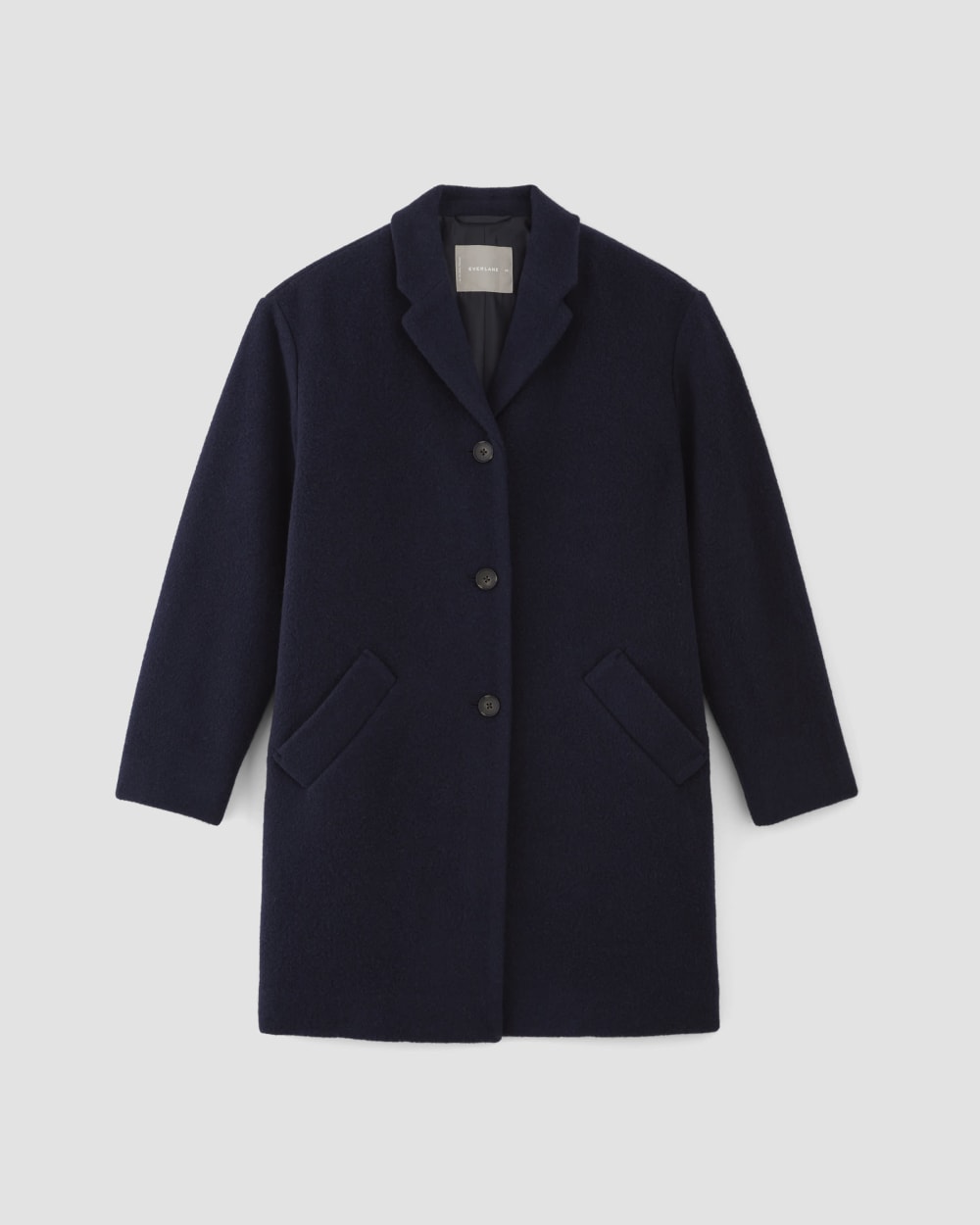 The Italian ReWool? Cocoon Coat | Navy