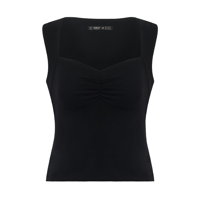 Knitted Camisole With Detachable Chest Pads